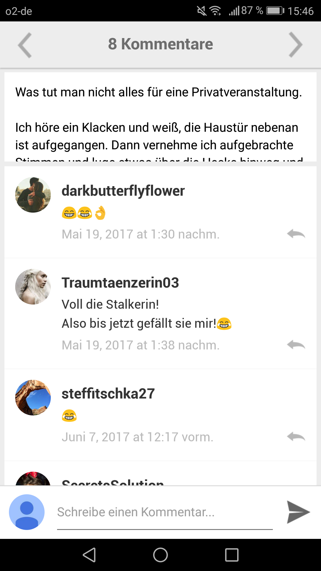 Screenshot_Wattpad_Kommentare (1.9.2017)
